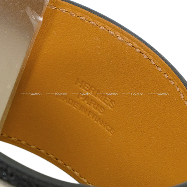 HERMES bracelet COLLIER DE CHIEN #T2 Noir (Black) Chevre Chamkila Silver HW Stamp K[BRAND NEW][Authentic]