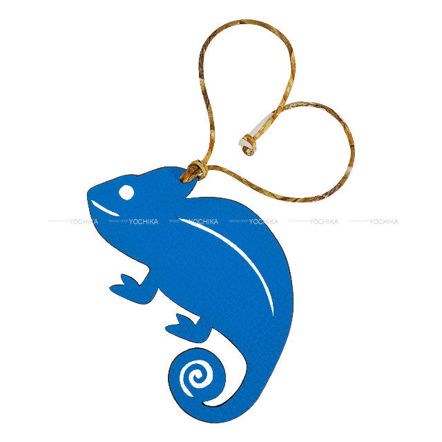 HERMES bag charm Petit H Chameleon Rouge H/Cobalt Veau Togo/Chevre Mysore[BRAND NEW][Authentic]