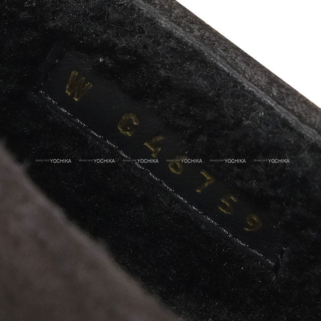 2025AW CHANEL ballet shoes(flat shoes) COCO mark Merry Jane Flat Shoes Noir (Black) Shearing #37.5C Champagne Gold HW G46759[EXCELLENT][Authentic]