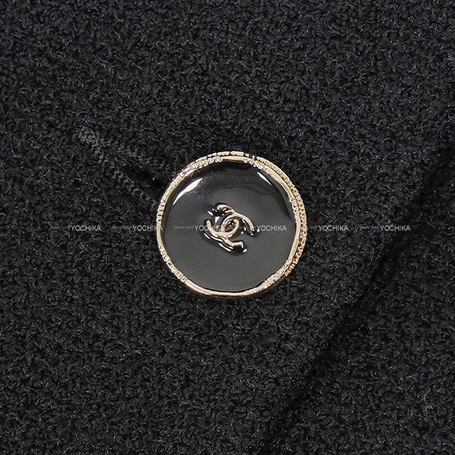 New 2025-26AW CHANEL dress Midi COCO Button Noir (Black) Wool /Polyamide #34 P80424[BRAND NEW][Authentic]