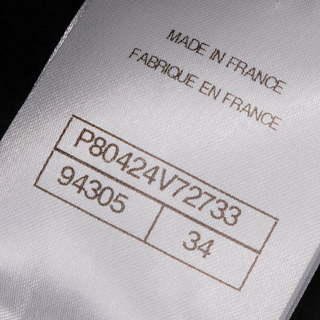 New 2025-26AW CHANEL dress Midi COCO Button Noir (Black) Wool /Polyamide #34 P80424[BRAND NEW][Authentic]