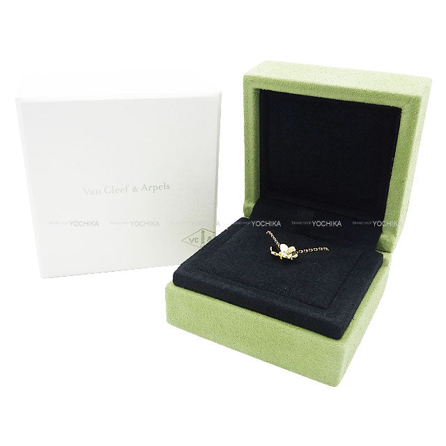 Van Cleef & Arpels necklace Frivole Pendant Mini Gold K18YG/Diamond Gold HW VCARP0J100[EXCELLENT][Authentic]