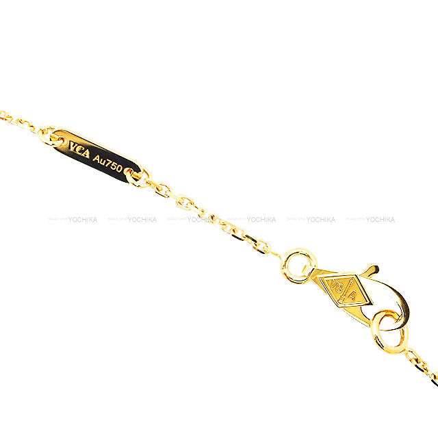 Van Cleef & Arpels necklace Frivole Pendant Mini Gold K18YG/Diamond Gold HW VCARP0J100[EXCELLENT][Authentic]