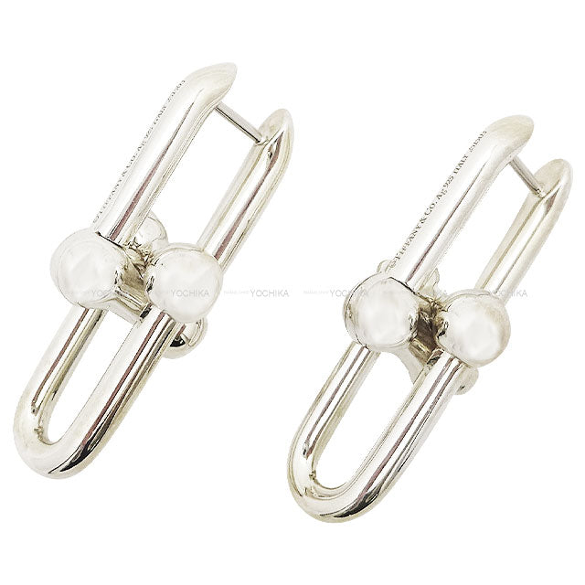 TIFFANY&Co. pierced earring Hardware Large Link Silver Silver925 (SV925 Ag925) Silver HW 68533694[EXCELLENT][Authentic]