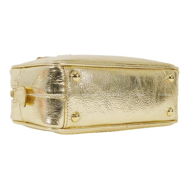 Miu Miu Handbag Arcadie leather bag 2way Regular Gold Sheepskin Champagne Gold HW 5BB142[BRAND NEW][Authentic]