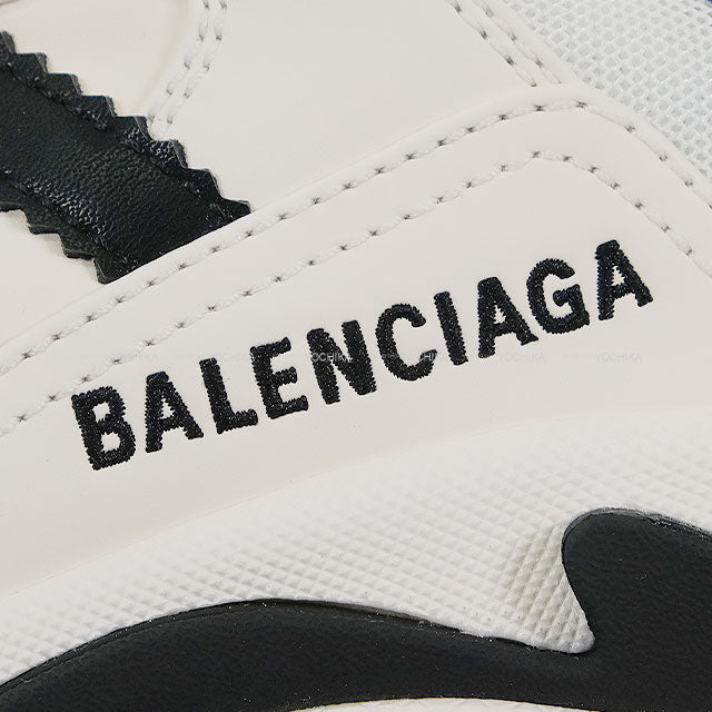 BALENCIAGA sneakers BALENCIAGA×Adidas Triple S Noir (Black)/Blanc (White)/Grey Mesh/Fake Leather #38 710020[BRAND NEW][Authentic]