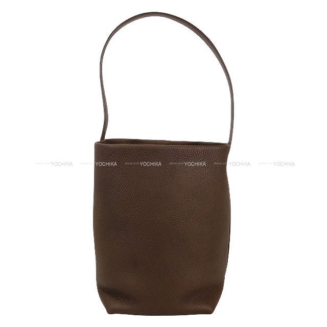 [Pre-loved] The Row Shoulder bag Park Tote Medium N/S Dark Olive Graind Calf(Caviarskin) W1313L[LIKE NEW][Authentic]