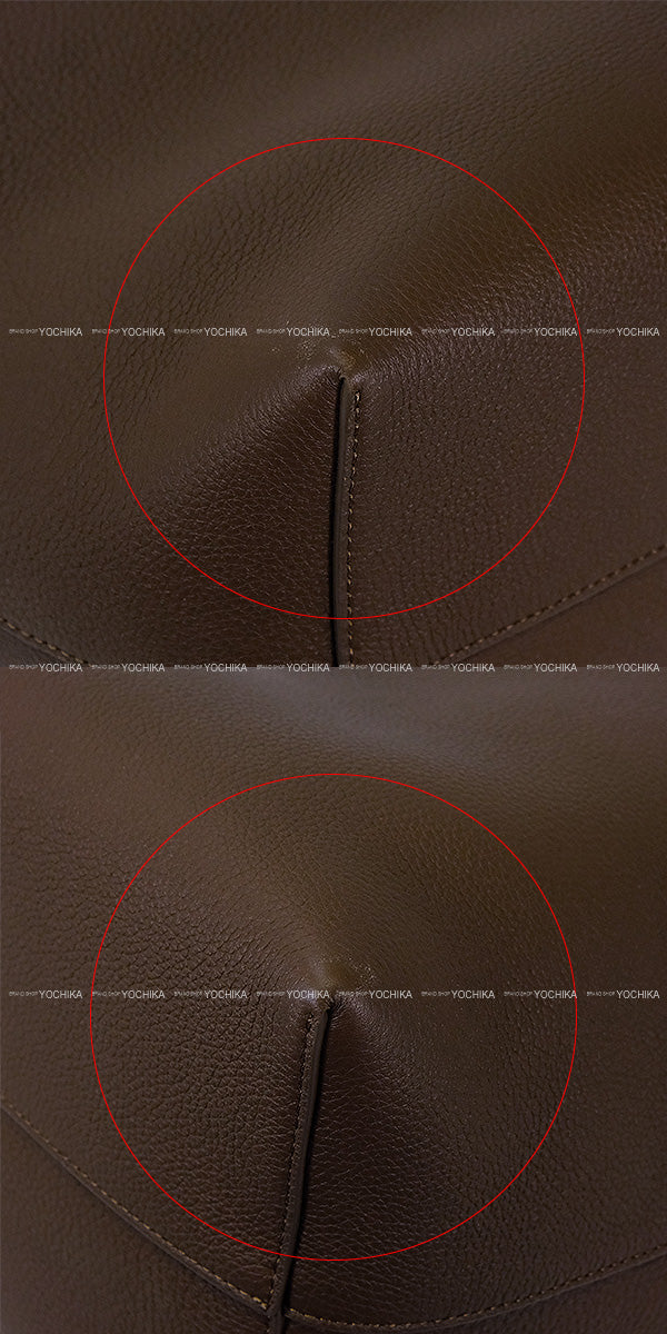 [Pre-loved] The Row Shoulder bag Park Tote Medium N/S Dark Olive Graind Calf(Caviarskin) W1313L[LIKE NEW][Authentic]