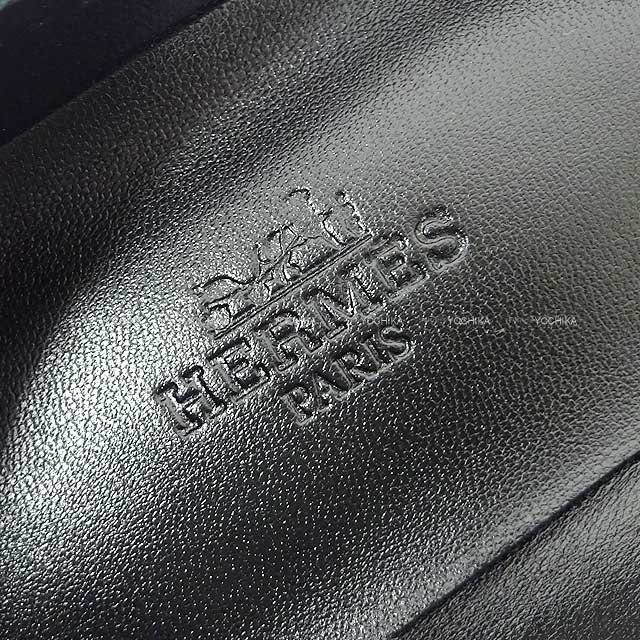 HERMES ballet shoes(flat shoes) Riz Noir (Black) Nappa Leather #37[BRAND NEW][Authentic]