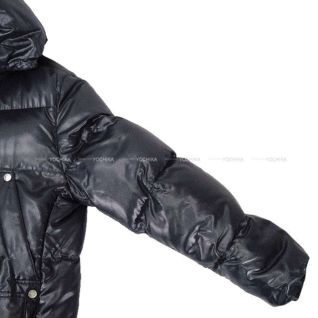 2022AW HERMES Down jacket With Flap Pocket Navy Nylon Down/Polyester/Feather #46[EXCELLENT][Authentic]