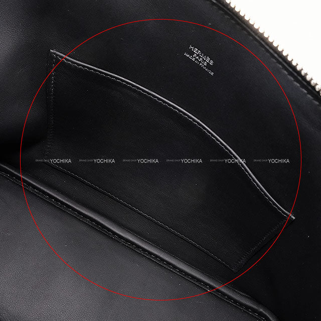 [Pre-loved] HERMES Shoulder bag Bolide1923 25 Noir (Black) Veau Epsom Silver HW Stamp W[LIKE NEW][Authentic]