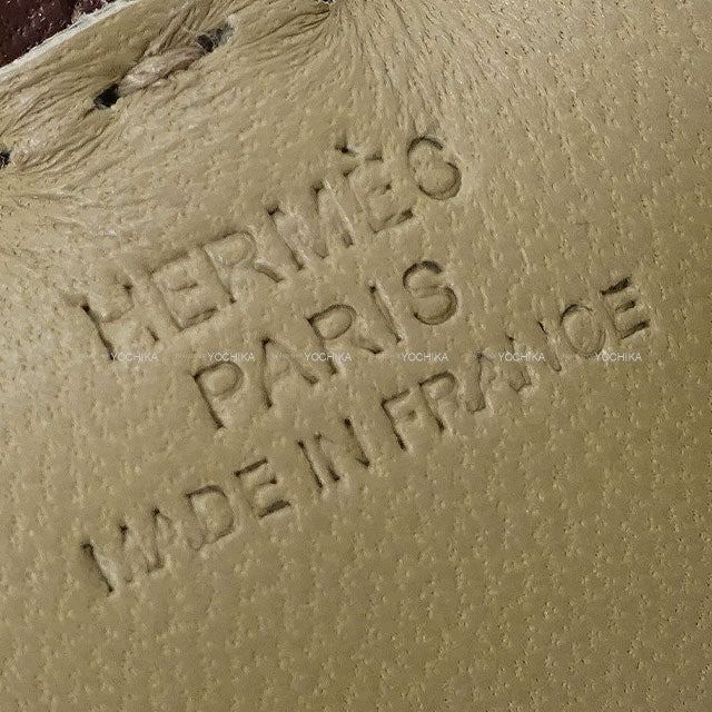 HERMES bag charm Buddy Dog Trench/Chocolat Mouton/Agneau Milo Stamp K[BRAND NEW][Authentic]