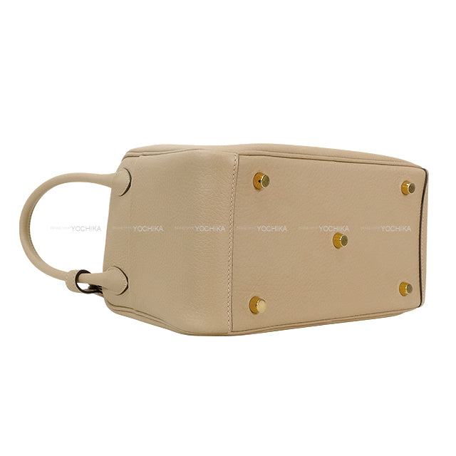 HERMES Shoulder bag Lindy 26 Verso Trench/Gris Asphalte Taurillon Clemence Gold HW Stamp K[BRAND NEW][Authentic]