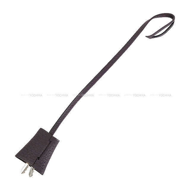 [Pre-loved] HERMES Shoulder bag Victoria 2 43 Fourre-tout Prune/Bleu Nuit Taurillon Clemence/Toile H Silver HW Stamp D[LIKE NEW][Authentic]