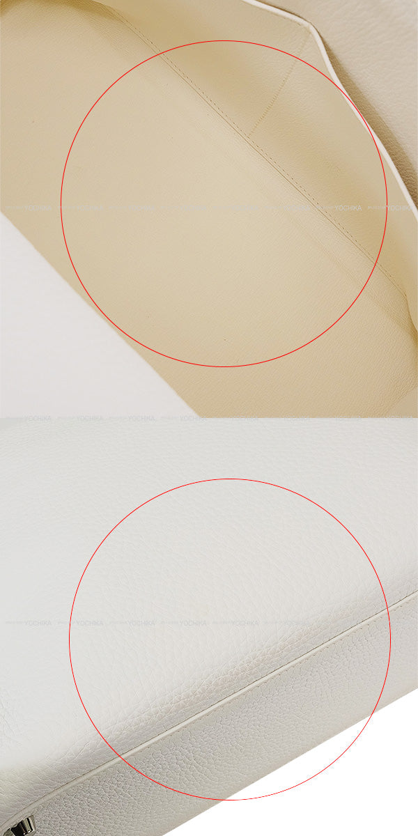 [Pre-loved] HERMES Shoulder bag Kelly32 Retourne with Bandouliere Blanc (White)/Mykonos Taurillon Clemence Silver HW Stamp □O[LIKE NEW][Authentic]