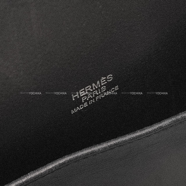 [Pre-loved] HERMES Backpack/daypack/Ruck sack Flash Sailor Backpack Noir (Black) Ever Grain Silver HW Stamp D[USED A][Authentic]