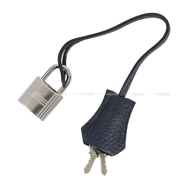 HERMES Shoulder bag Kelly Messenger 24 PM Blue Navy Veau Togo Silver HW Stamp K[BRAND NEW][Authentic]