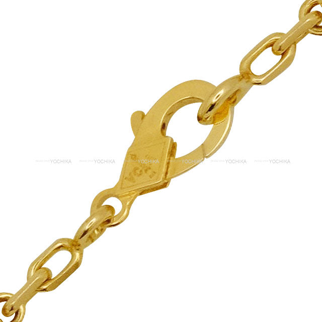 [Pre-loved] Van Cleef & Arpels bracelet Vintage Alhambra 5 Motifs Gold/Blue K18/Turquoise/Diamond[LIKE NEW][Authentic]