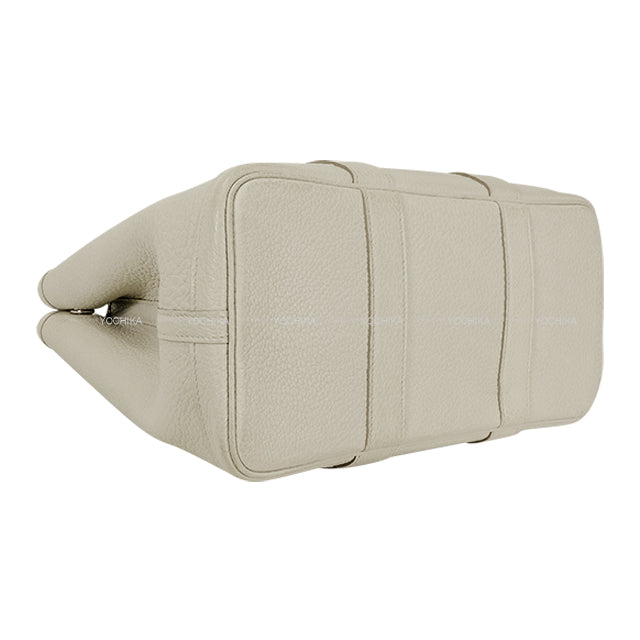 [Pre-loved] HERMES tote bag Garden Party 30 TPM All Leather Beton Veau Negonda Silver HW Stamp Z[LIKE NEW][Authentic]