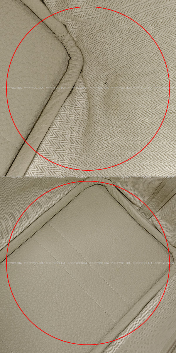 [Pre-loved] HERMES tote bag Garden Party 30 TPM All Leather Beton Veau Negonda Silver HW Stamp Z[LIKE NEW][Authentic]