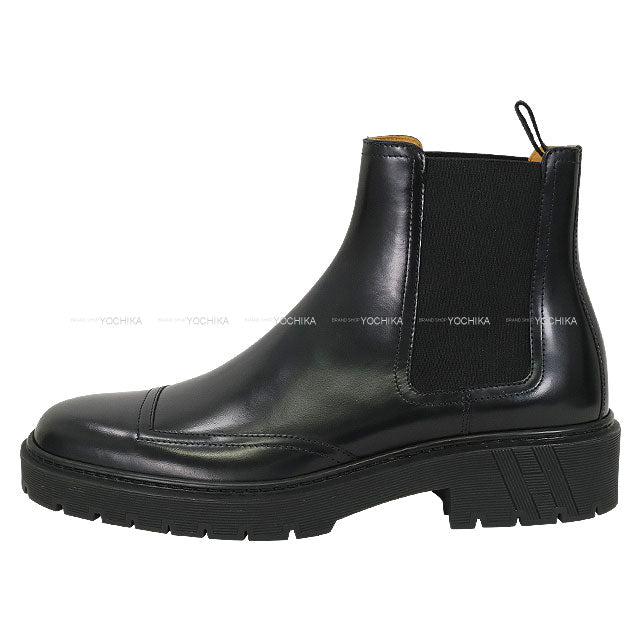 HERMES boots Side Gore Guard Noir (Black) Calf #41[BRAND NEW][Authentic]