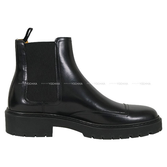 HERMES boots Side Gore Guard Noir (Black) Calf #41[BRAND NEW][Authentic]