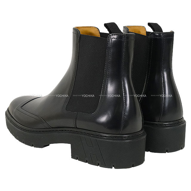 HERMES boots Side Gore Guard Noir (Black) Calf #41[BRAND NEW][Authentic]