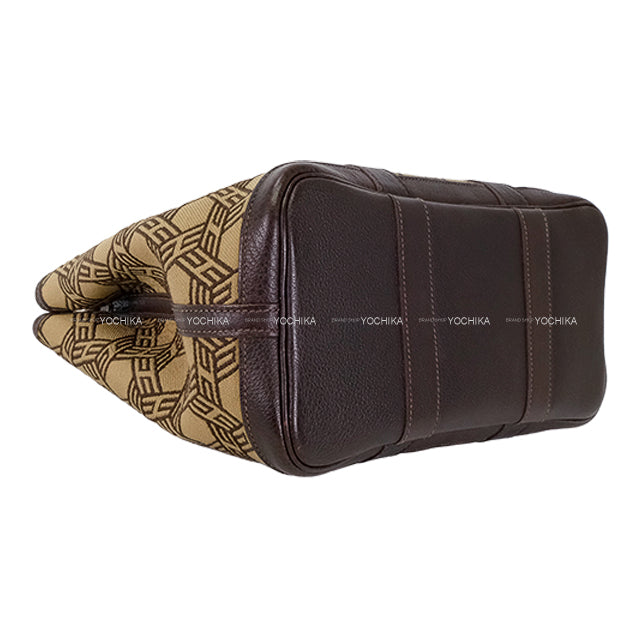 [Pre-loved] HERMES tote bag Garden Party 30 TPM Ebene Toile So H/Buffle Skipper Silver HW Stamp □K[LIKE NEW][Authentic]