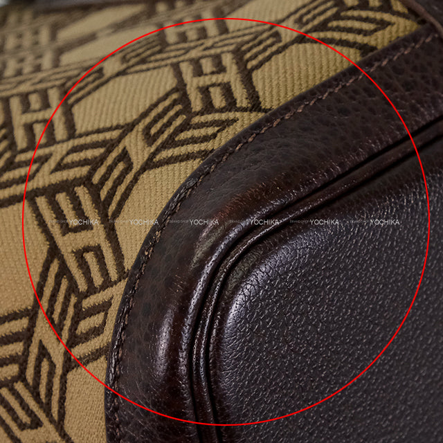 [Pre-loved] HERMES tote bag Garden Party 30 TPM Ebene Toile So H/Buffle Skipper Silver HW Stamp □K[LIKE NEW][Authentic]