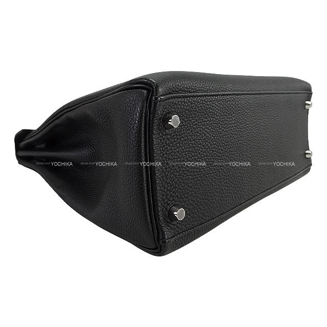 [Pre-loved] HERMES Shoulder bag Kelly32 Noir (Black) Veau Togo Silver HW Stamp D[LIKE NEW][Authentic]