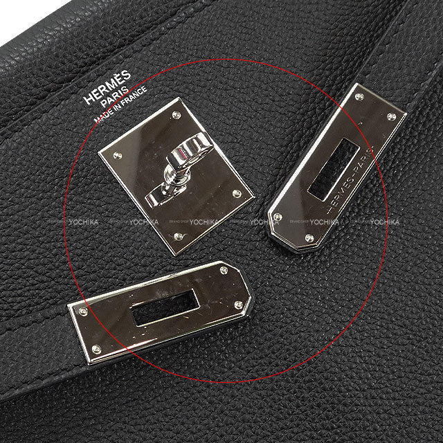 [Pre-loved] HERMES Shoulder bag Kelly32 Noir (Black) Veau Togo Silver HW Stamp D[LIKE NEW][Authentic]