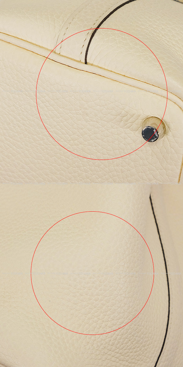 [Pre-loved] HERMES Handbag Picotin Lock 18 PM Nata Taurillon Clemence Silver HW Stamp Y[USED SA][Authentic]