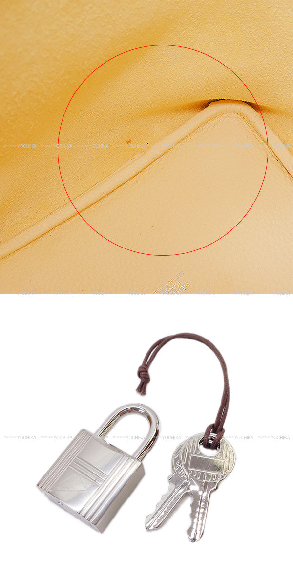 [Pre-loved] HERMES Handbag Picotin Lock 18 PM Nata Taurillon Clemence Silver HW Stamp Y[USED SA][Authentic]