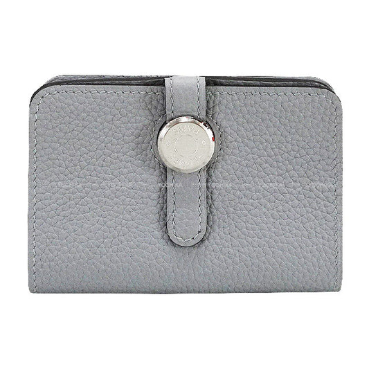 HERMES card holder Dogon Card holder Gris Pantin Veau Togo Silver HW Stamp K[BRAND NEW][Authentic]