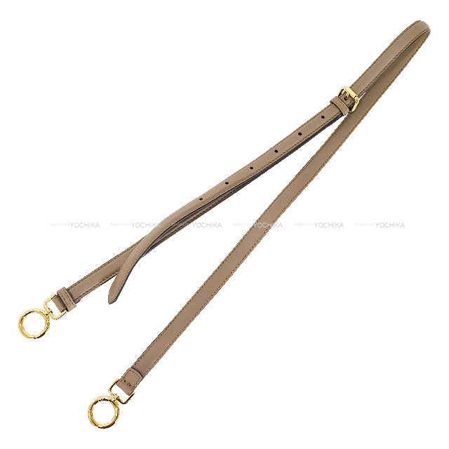 FENDI Shoulder bag Peekaboo ISeeU Petit Boa Mouton Beige Shearling/Nappa leather Gold HW 8BN335[EXCELLENT][Authentic]