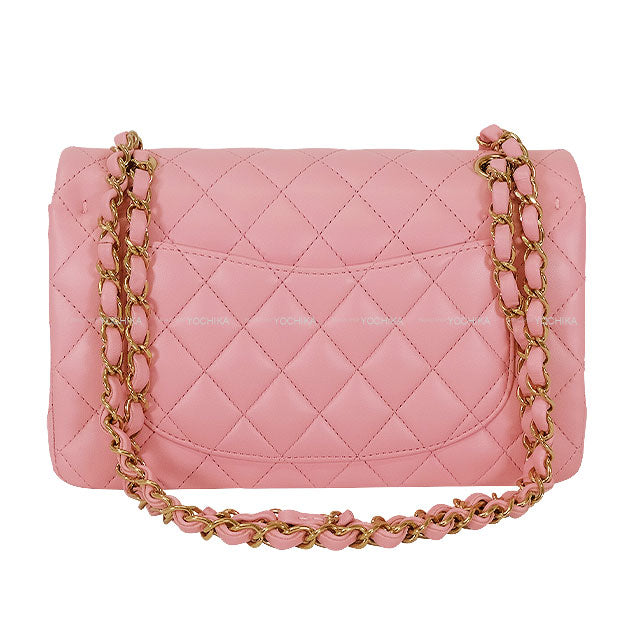 CHANEL Shoulder bag Matelasse 23 W flap Pink Lambskin Gold HW A01113[EXCELLENT][Authentic]