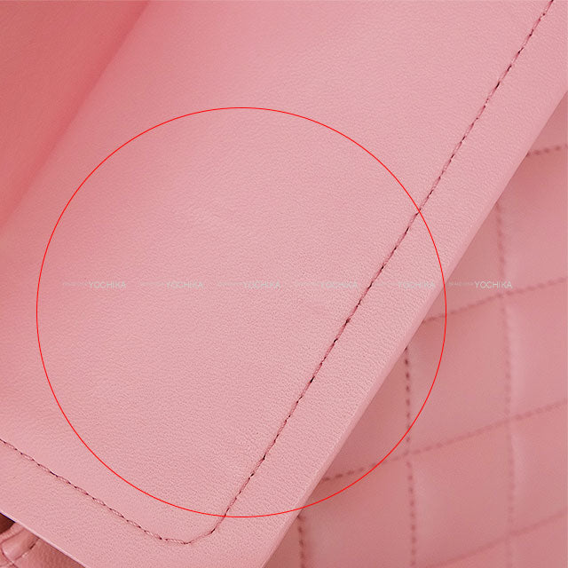 CHANEL Shoulder bag Matelasse 23 W flap Pink Lambskin Gold HW A01113[EXCELLENT][Authentic]