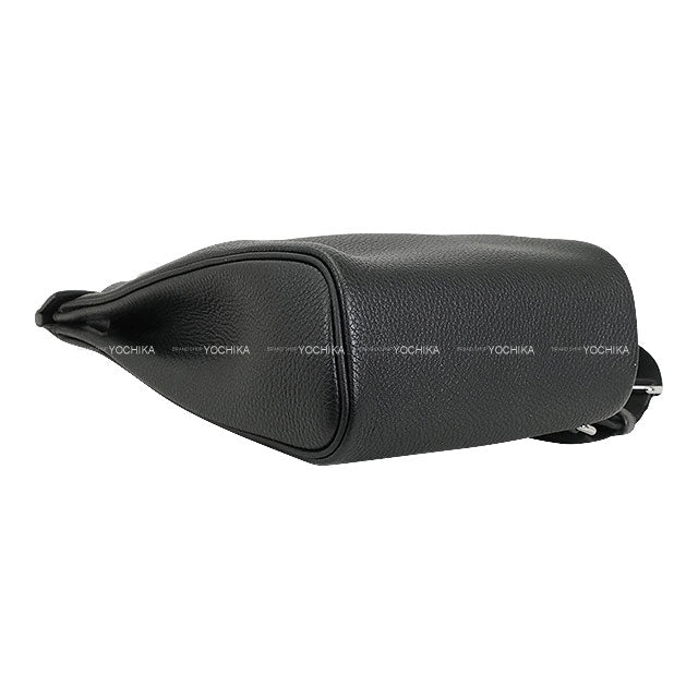 [Pre-loved] HERMES Shoulder bag Hac a Dos PM Noir (Black) Veau Togo Silver HW Stamp Z[LIKE NEW][Authentic]