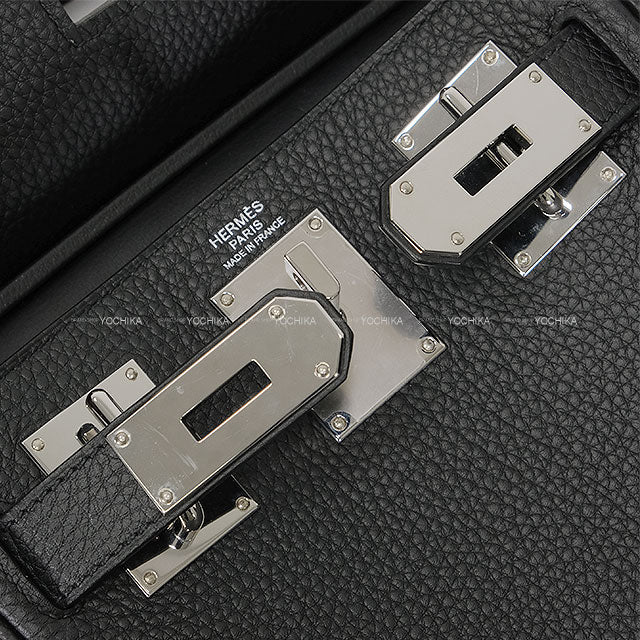 [Pre-loved] HERMES Shoulder bag Hac a Dos PM Noir (Black) Veau Togo Silver HW Stamp Z[LIKE NEW][Authentic]