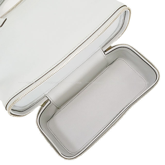 [Pre-loved] HERMES Handbag Bolide Secret Bleu Glacier Evercolor Silver HW Stamp X[LIKE NEW][Authentic]