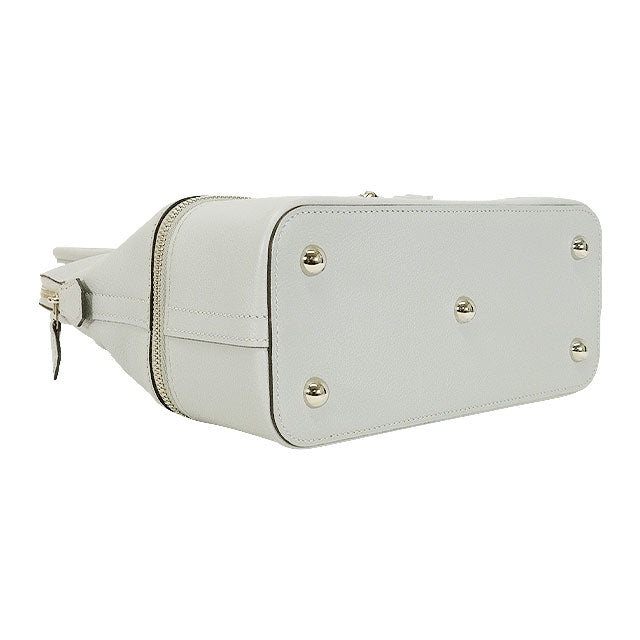 [Pre-loved] HERMES Handbag Bolide Secret Bleu Glacier Evercolor Silver HW Stamp X[LIKE NEW][Authentic]