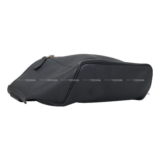 [Pre-loved] HERMES Messenger bag Cityslide GM Blue Indigo Taurillon Cristobal Silver HW Stamp X[USED SA][Authentic]