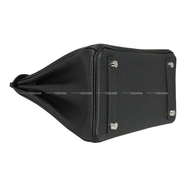 HERMES Handbag Birkin25 Noir (Black) Veau Togo Mat Silver HW Stamp K[BRAND NEW][Authentic]