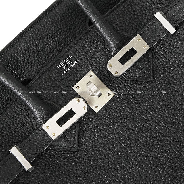 HERMES Handbag Birkin25 Noir (Black) Veau Togo Mat Silver HW Stamp K[BRAND NEW][Authentic]