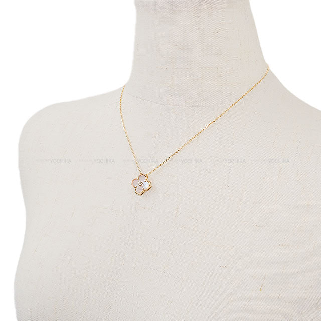 2025 Holiday Collection Van Cleef & Arpels necklace Vintage Alhambra Pendant Pink K18PG/Pink Mother of Pearl/Diamond VCARPM0P00[BRAND NEW][Authentic]