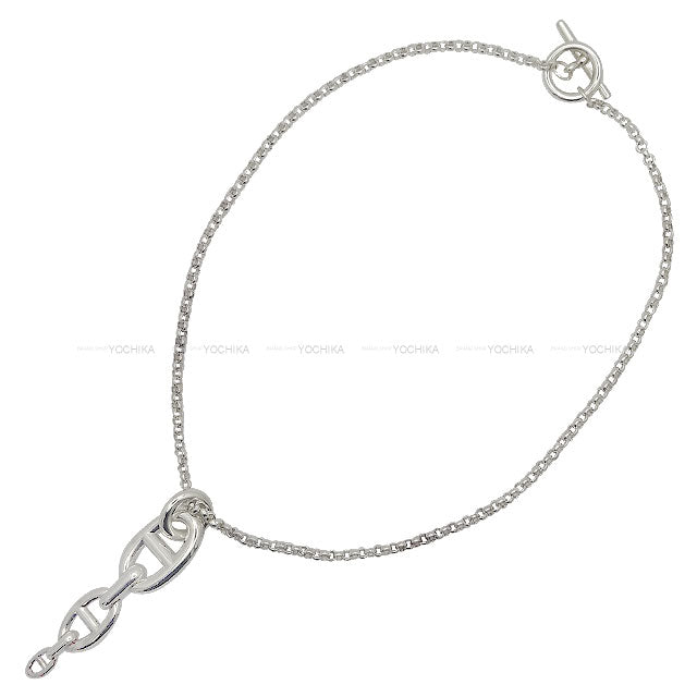 HERMES necklace Chaine D'ancre Enchainee GM Silver Silver925 (SV925 Ag925)[EXCELLENT][Authentic]