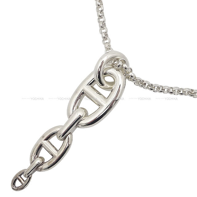 HERMES necklace Chaine D'ancre Enchainee GM Silver Silver925 (SV925 Ag925)[EXCELLENT][Authentic]