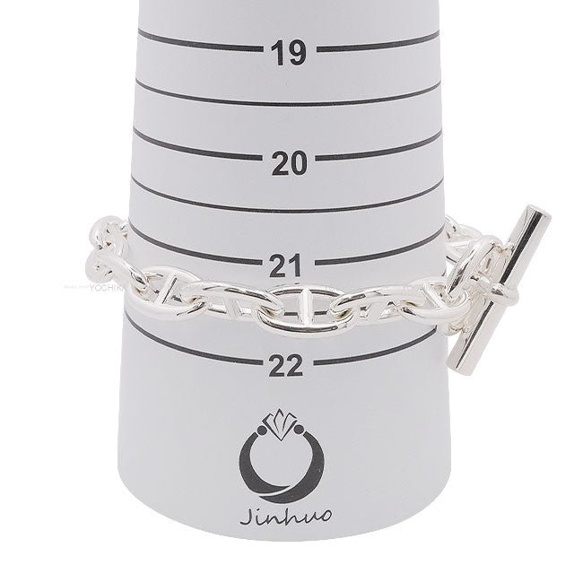 HERMES bracelet Chaine D'ancre GM 16 Links Silver Silver925 (SV925 Ag925)[EXCELLENT][Authentic]