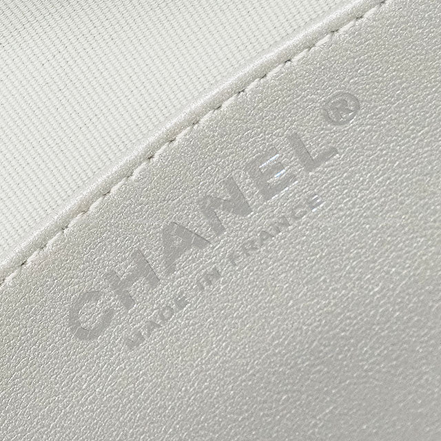 2025 AW NEW CHANEL Shoulder bag Heart Shape Matelasse COCO mark Flap Large Chain Silver Metallic Lambskin Silver HW AS5764[BRAND NEW][Authentic]