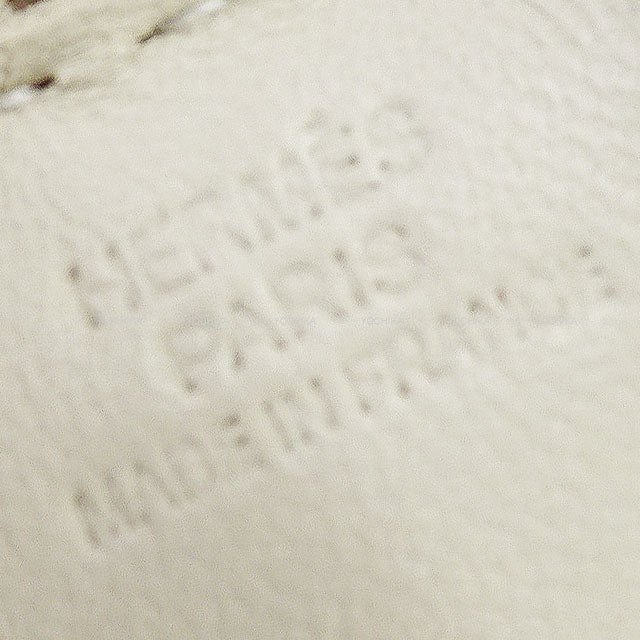 [Pre-loved] HERMES bag charm Buddy Dog Buddy Dog Craie/Noir (Black) Agneau Milo/Mouton Stamp K[LIKE NEW][Authentic]